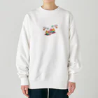 manaco-のかき氷 Heavyweight Crew Neck Sweatshirt