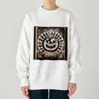 BIMAMECOFFEEのコーヒーで世界に平和を Heavyweight Crew Neck Sweatshirt