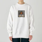 uchiiiiiのバスケ🏀 Heavyweight Crew Neck Sweatshirt