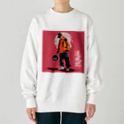 遷風記（せんぷうき）の遷風記（フライパン） Heavyweight Crew Neck Sweatshirt