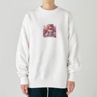 surasuramusumeのスライム娘「ジェム」 Heavyweight Crew Neck Sweatshirt