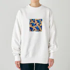 ハワイライフのイルカの群れ Heavyweight Crew Neck Sweatshirt