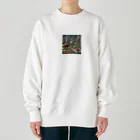 nico251の自然の中の平和な時間 Heavyweight Crew Neck Sweatshirt