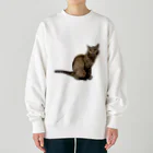 クリスタの保護猫 ポポちゃん Heavyweight Crew Neck Sweatshirt