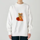 Asnanala(蓮華庵）のひーろーなん君（バスケ） Heavyweight Crew Neck Sweatshirt
