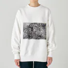 White-Holeのライトランゲージアート Heavyweight Crew Neck Sweatshirt