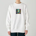 mi305090509_のほっこりまんまるちびモンスター Heavyweight Crew Neck Sweatshirt