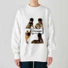 毛玉のおうちチャリティーグッズ販売suzuri部のIT'S me. SO WHAT? Heavyweight Crew Neck Sweatshirt