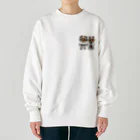 tanuki_msの古墳時代タヌキ Heavyweight Crew Neck Sweatshirt