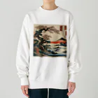 8890の浮世絵 Heavyweight Crew Neck Sweatshirt