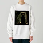 8890の黒猫 Heavyweight Crew Neck Sweatshirt