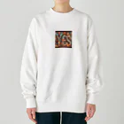 nico251の動物たちで描かれた文字　”YES” Heavyweight Crew Neck Sweatshirt