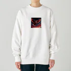 赤ペンギン@AIの宵闇のフクロウ Heavyweight Crew Neck Sweatshirt