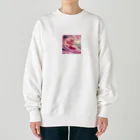 pinkgalmermaidのセクシーマーメイドサーフィン3 Heavyweight Crew Neck Sweatshirt