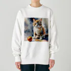 itikiのかわいいネコちゃん　 Heavyweight Crew Neck Sweatshirt