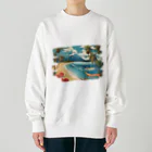 はちみつあめの常夏リゾート Heavyweight Crew Neck Sweatshirt