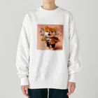 dcgnori／ワンコ画像の歌うワンコ、２ Heavyweight Crew Neck Sweatshirt