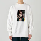 kura111のスポーツ女子 Heavyweight Crew Neck Sweatshirt