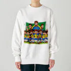 fantasista11のサッカー小僧 Heavyweight Crew Neck Sweatshirt