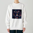 O saのikeneko_hana Heavyweight Crew Neck Sweatshirt