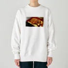 morinoyouseiの元気がでるのは、やっぱりうなぎ丼！ Heavyweight Crew Neck Sweatshirt