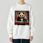 taryoセレクションのパンダポーカー Heavyweight Crew Neck Sweatshirt