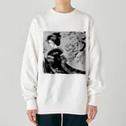 nori-nori-norishioの浮世絵 Heavyweight Crew Neck Sweatshirt