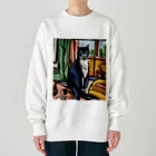 Ppit8の行ってらっしゃいませ！お留守番はお任せあれ！ Heavyweight Crew Neck Sweatshirt