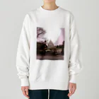 nightwalkerの冬のモンマルトルの丘 Heavyweight Crew Neck Sweatshirt