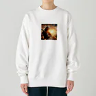 hypergoの日本の誇り！侍と桜 Heavyweight Crew Neck Sweatshirt