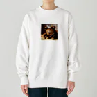 hypergoのねこねこ侍　SAMURAI cat Heavyweight Crew Neck Sweatshirt