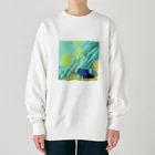 ariariartのBlue submarine【コラボ作品】 Heavyweight Crew Neck Sweatshirt