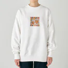 フルヤの音楽と喜びの不思議キャラクター Heavyweight Crew Neck Sweatshirt