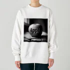 yuriseのモノトーンAppleグッズ Heavyweight Crew Neck Sweatshirt