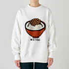 脂身通信Ｚの納豆ごはん_240708 Heavyweight Crew Neck Sweatshirt