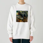 やるか、やらぬか？本人次第の恐竜にはなれなかった Heavyweight Crew Neck Sweatshirt