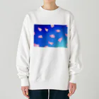 Lily bird（リリーバード）の花びらの舞う青空 Heavyweight Crew Neck Sweatshirt