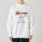 ドコムス刷りのウィーアードコムスチャンネル Heavyweight Crew Neck Sweatshirt