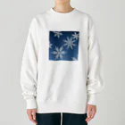 EijiPonの幾何学の雪の結晶 Heavyweight Crew Neck Sweatshirt
