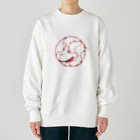 ツバメ堂の赤い鳥 Heavyweight Crew Neck Sweatshirt