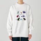 nachau7の動物たちからのメッセージ Heavyweight Crew Neck Sweatshirt