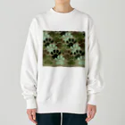 onehappinessの肉球　迷彩柄 Heavyweight Crew Neck Sweatshirt