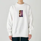 ニブイチ屋のマジックアワー（縦） Heavyweight Crew Neck Sweatshirt