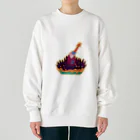 ベクのアイテム屋の空見上げるサカナたち Heavyweight Crew Neck Sweatshirt