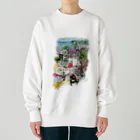 吉沢深雪の猫とペンギンと旅気分 Heavyweight Crew Neck Sweatshirt