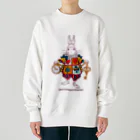 中島みなみのAlice White Rabbit アリスの白ウサギ Heavyweight Crew Neck Sweatshirt