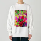 egg Artworks & the cocaine's pixの₵∅€Å|η≠￠₶₳η℘ Heavyweight Crew Neck Sweatshirt