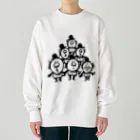 カタオカナオのちっさいおじさんたち Heavyweight Crew Neck Sweatshirt