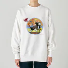 obosa_DENS/SABEAR_shop ＠SUZURIのDENS_シューハンター_ウェア Heavyweight Crew Neck Sweatshirt