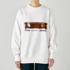 犬グッズの店しえるぶるーのソーシャルディスタンス　プードル Heavyweight Crew Neck Sweatshirt